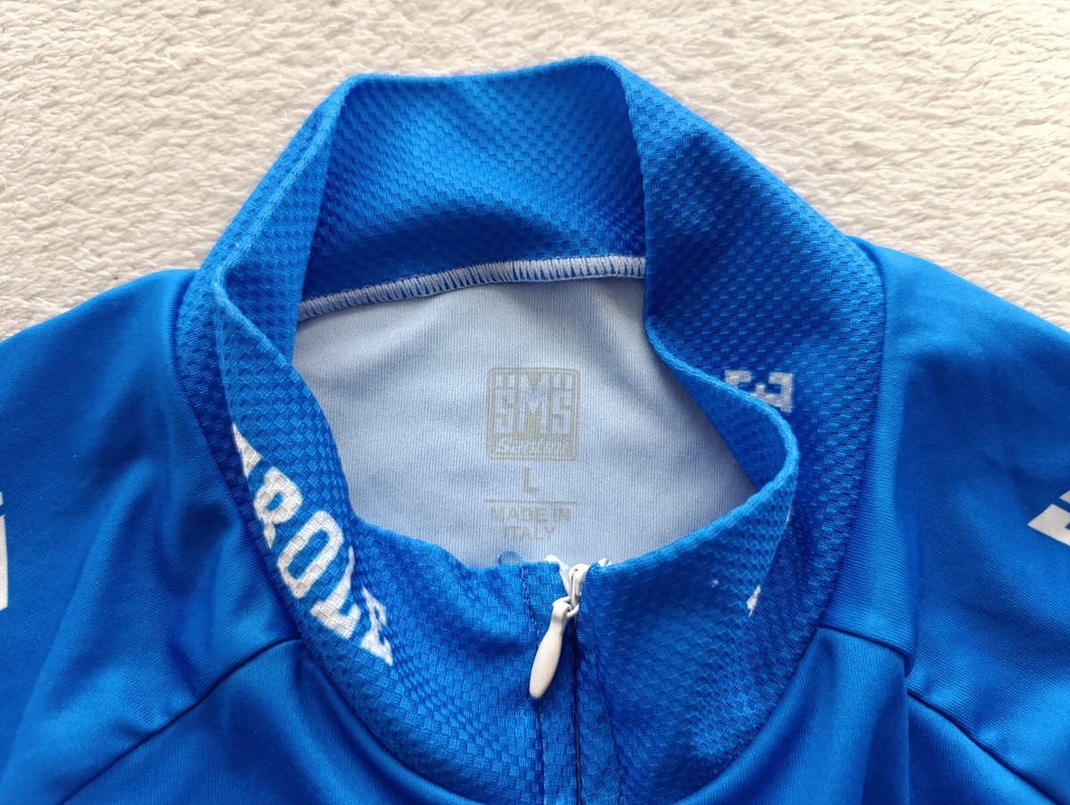 La Gazzetta Dello Sport Mediolanum Giro Santini mens Blue