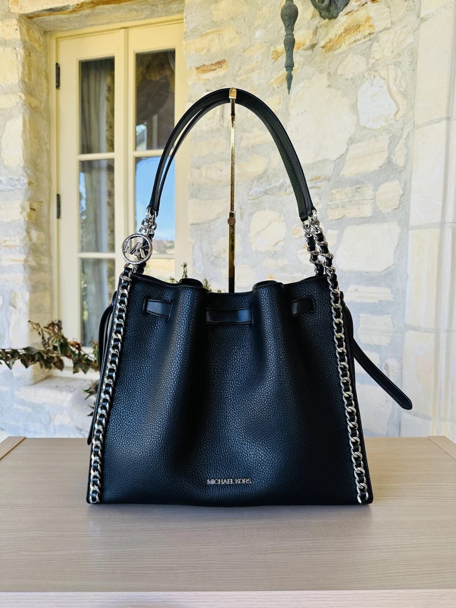 Silver michael hotsell kors tote