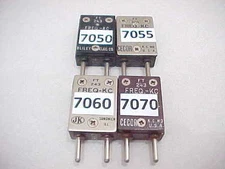 QRP CRYSTAL CONVERSIONS 40 METER CW 4 PACK IN FT-243 HOLDERS