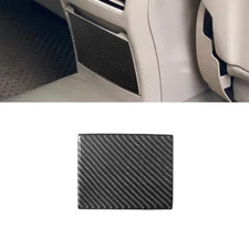 Carbon Fiber Rear Armrest Storage Box Cover Trim For Mercedes-Benz CLA GLA 15-18