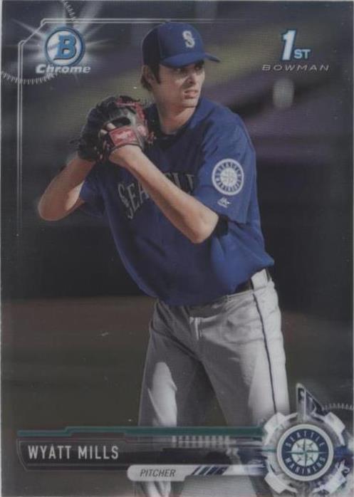 2017 Bowman Draft - Wyatt Mills #BDC-14 - 1 of 1