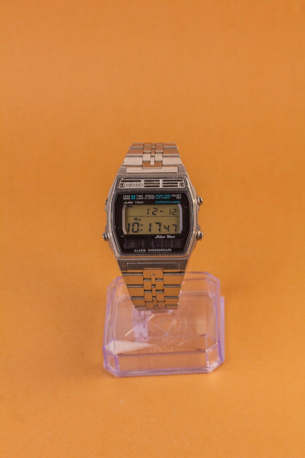 Vintage SEIKO SILVER WAVE A258-5000 Digital Watch | eBay