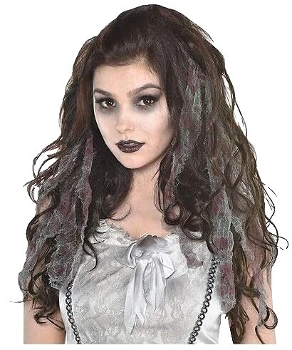 Esqueletos y zombis varios colores Disfraz Pelucas y vello facial