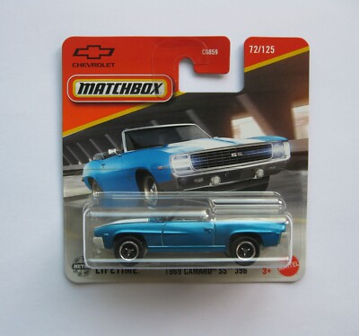 1969 Chevrolet Camaro SS 396   72/125 ** Matchbox Main 977E  1:64