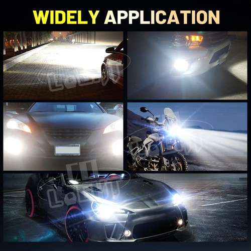 UNI-SHINE 2x LED Projector Headlights Kits H4 9003 Hi/Lo Beam Mini Bulbs 6500K - Picture 12 of 13