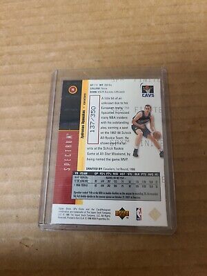 Zydrunas Ilgauskas Card 1998-99 SPx Finite SPECTRUM #11 137 Zydrunas Ilgauskas Card 1998-99 SPx Finite SPECTRUM #11 137