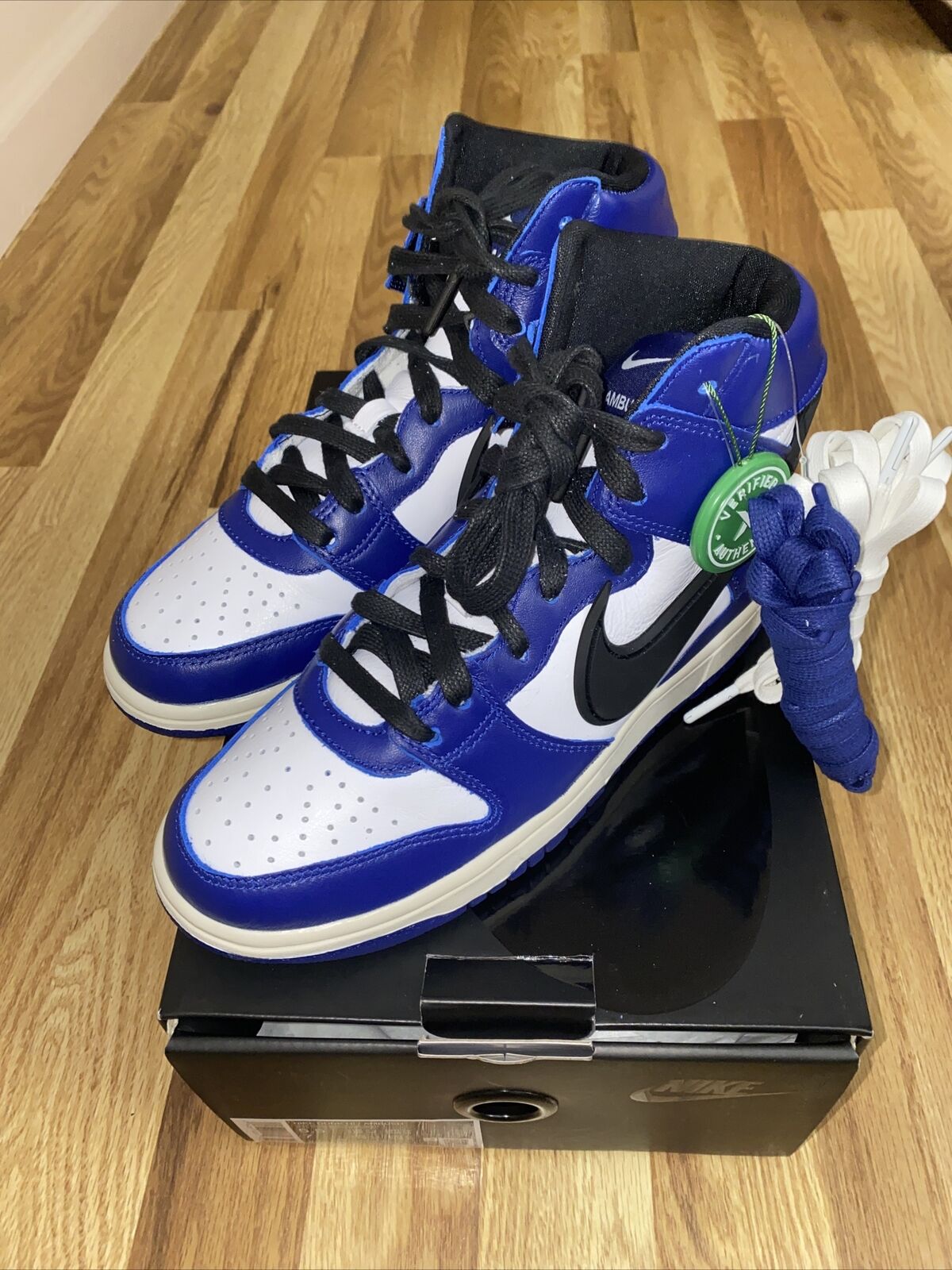 特価セール NIKE - AMBUSH × NIKE DUNK HIGH Deep Royal 27cmの通販 by