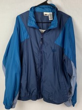 Vtg Nike Jacket Windbreaker Embroidered Swoosh Full Zip Large Lightweight 90s