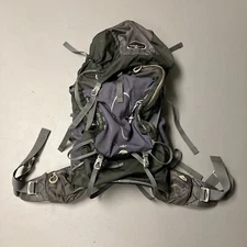 Osprey Atmos 50 Pack Grey/Green? Medium Hiking Travel Backpack Cordura