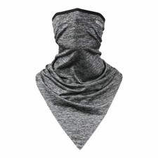 ROCKBROS Cooling Neck Gaiter Bandana Face Mask Summer Half Gray Scarf Sun UV