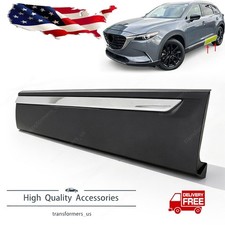 Fit 2016-2023 Mazda Cx-9 Rear Left Door Lower Molding W Chrome Tk4951rd0b New