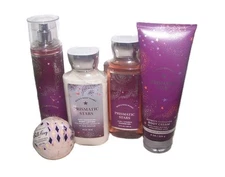 Prismatic Stars Cream Mist Gel Lotion Bath & Body Works 4 Piece Set & Bath Fizzy