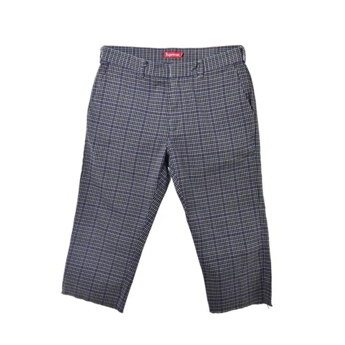 Pantalon coton mélangé à carreaux Supreme occasion CYHE 0
