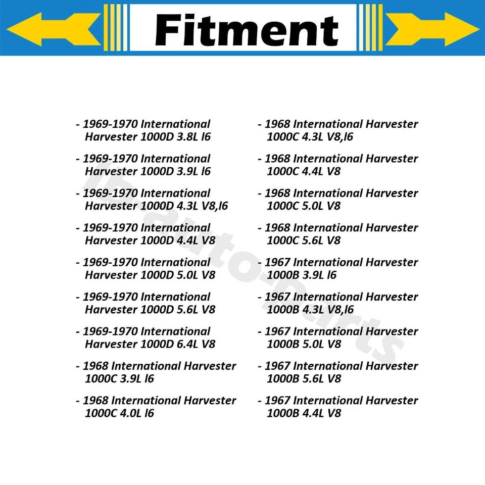 4x Manguera de freno delantera trasera para International Harvester 1000A 1966 Foto 2 de 4