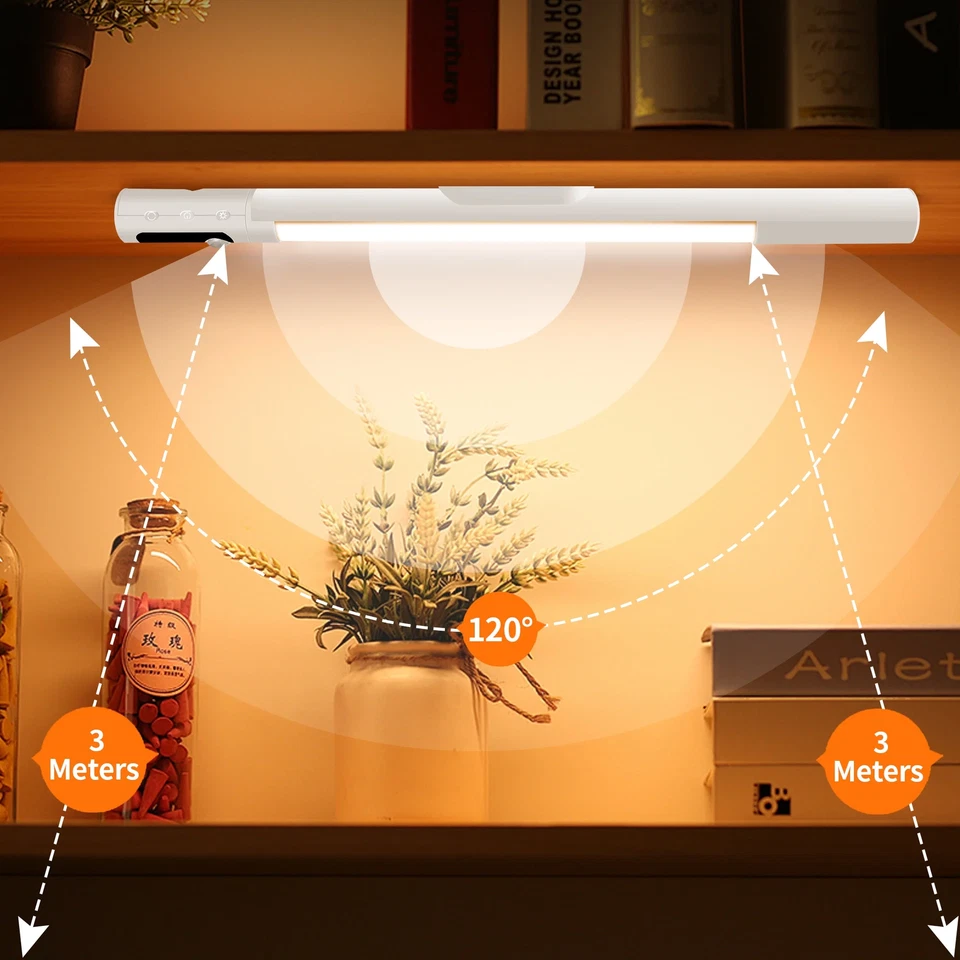 Rechargeable LED Motion Sensor Under Cabinet Lights, 15In, 2PCS - Image 3 of 4