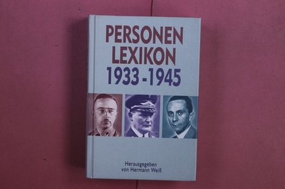 375474 PERSONENLEXIKON 1933-1945 S. Fischer Verlag GmbH HC