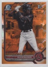 2022 Bowman Sapphire Chrome Prospects Orange 36/50 Alvin Guzman #BCP-18 0xh3