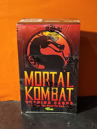 Vintage 1994 Mortal Kombat Trading Card Booster Case 36 Packs ~ Brand New NIB