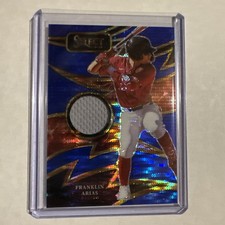 2025 Panini Select - Blue Pulsar Sparks Franklin Arias #SP-FA (MEM, RC)