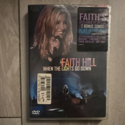 Faith Hill When the Lights Go Down DVD 2 Bonus Songs Never Before Seen Footage