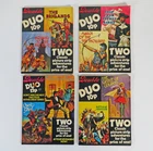 Double Duo Comics Classic Adventure 4 Books Lot B/W U.K Edition 2 Stories Each