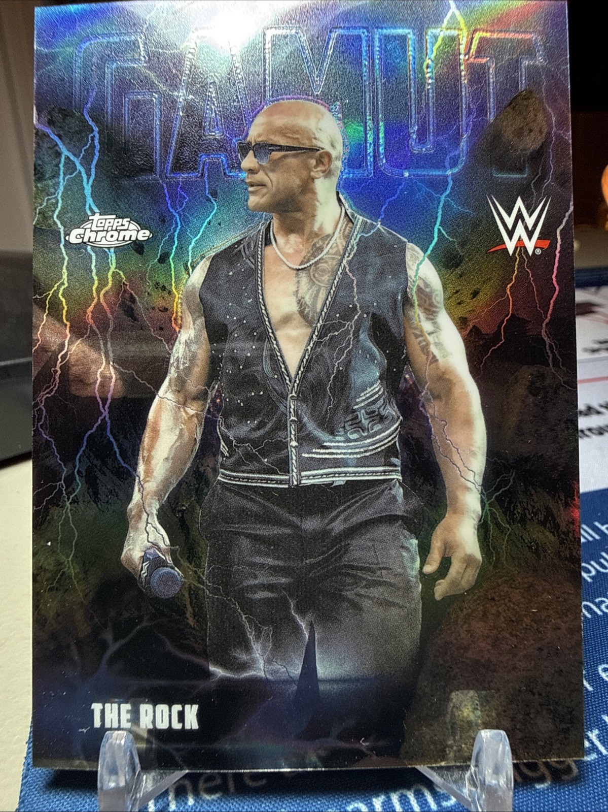 2026 TOPPS CHROME WWE - THE ROCK GAMUT CASE HIT SSP 🔥