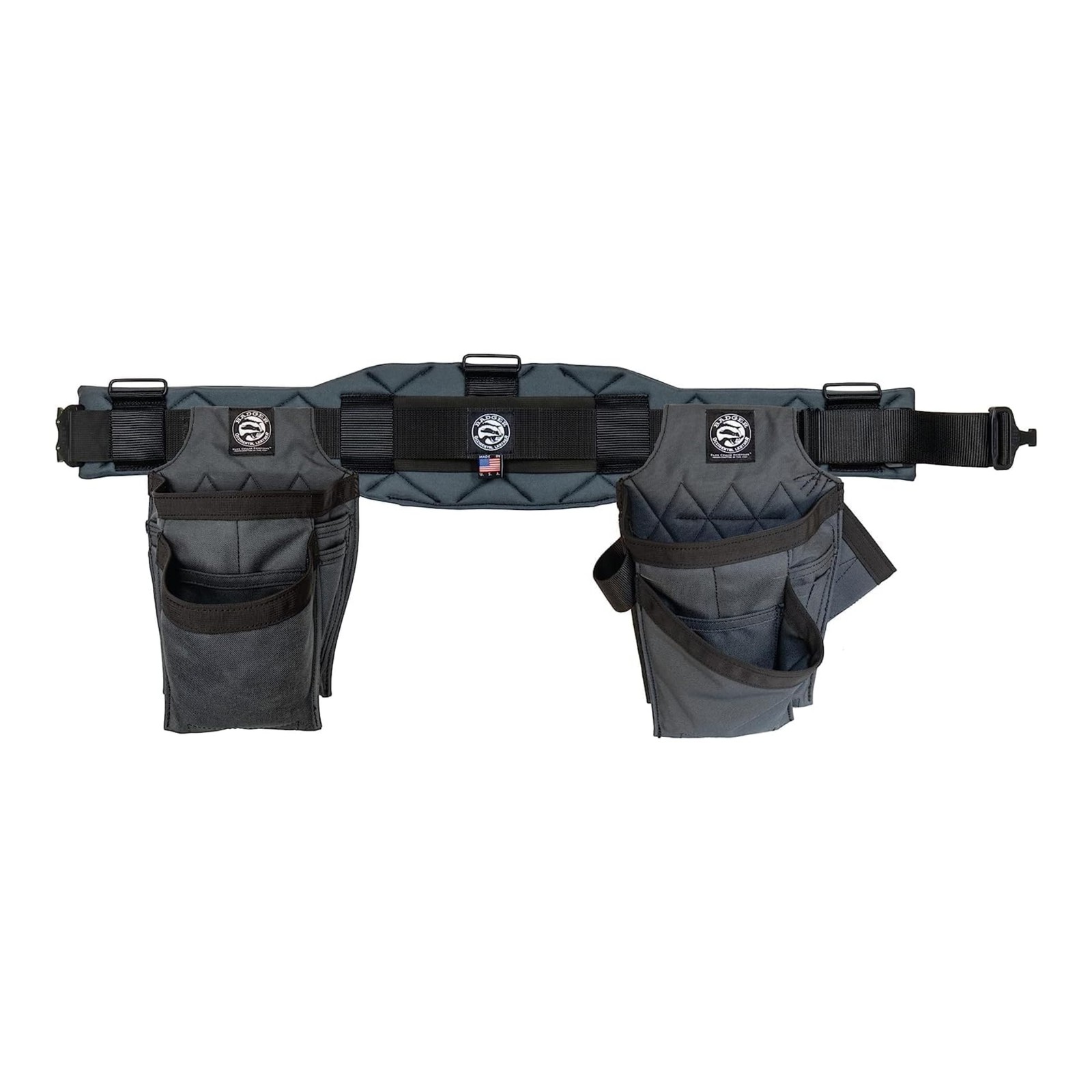 Badger Trimmer Set - X-Large, Gunmetal Grey - 23 Pockets & Tool Holders - Mad...