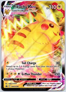Pikachu VMAX SWSH286 Jumbo Oversized Holo Promo - Crown Zenith