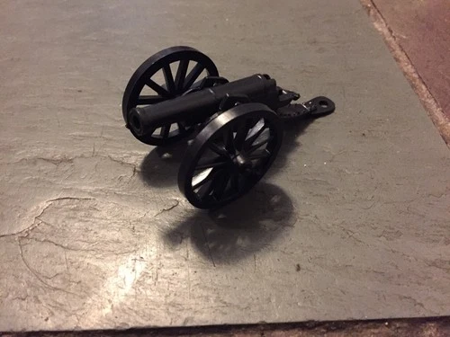 ORIGINAL MARX PLAYSET 54mm BLACK HP NON-FIRING CANNON MINT