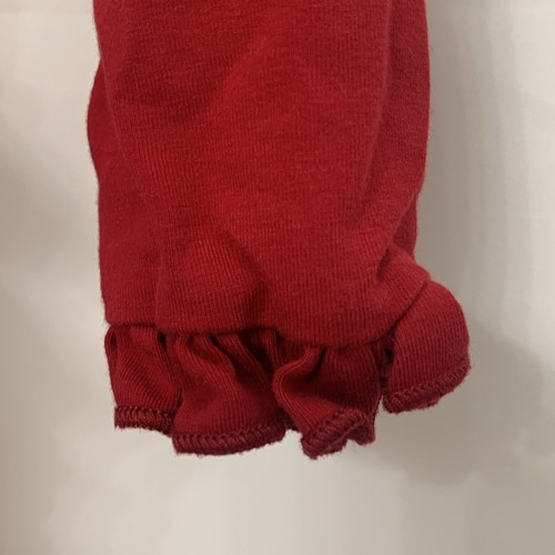 Felpa con cappuccio bambina Marie Nicole Ruffle bordeaux taglia 10 usata in ottime condizioni - Foto 3 di 8