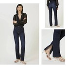 Anthropologie Pilcro Jeans Size 26 Split Hem Straight Dark Wash NEW with Tag$140 — photo 2