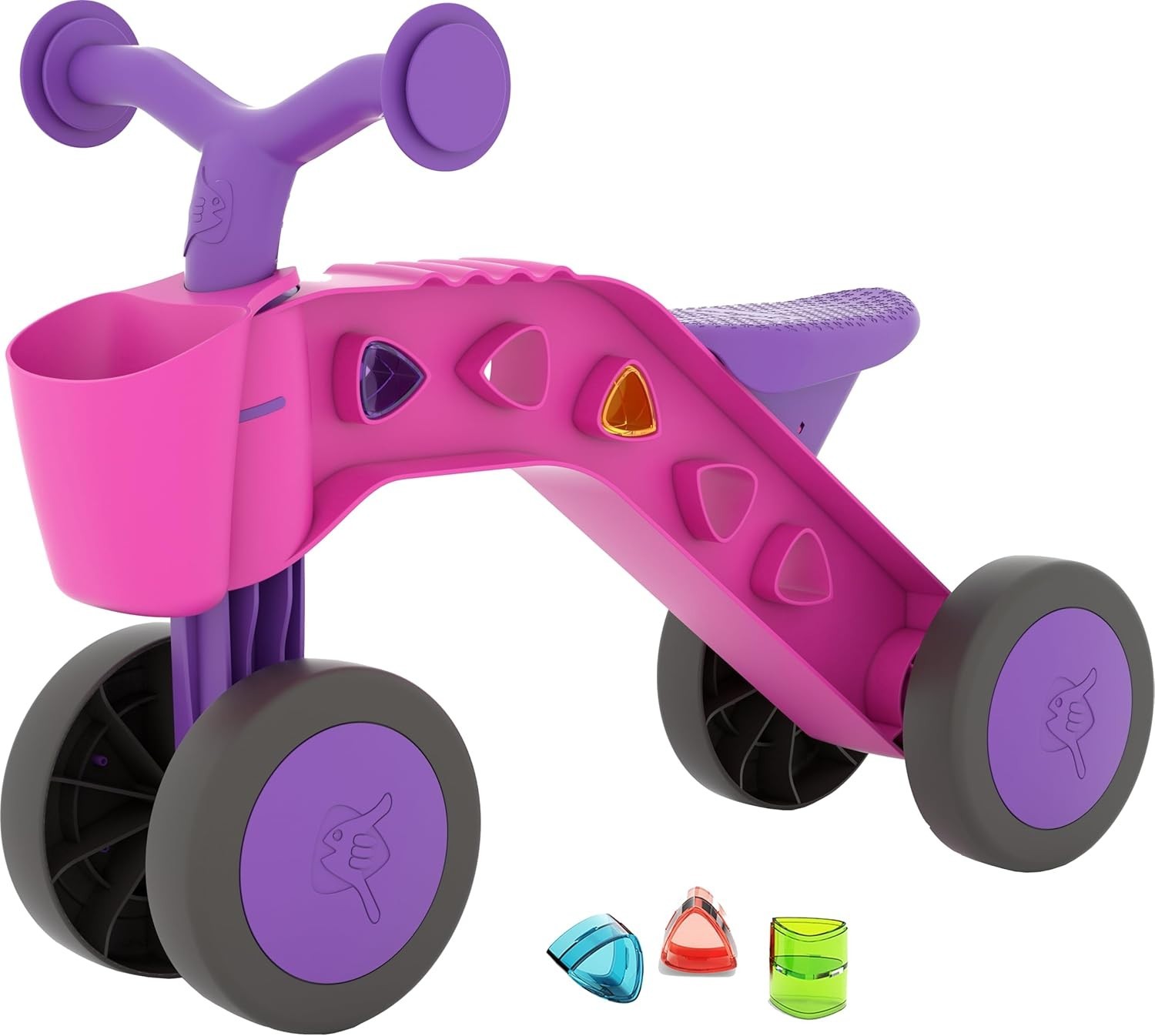 Chillafish ItsiBitsi-Blocks Balance Bike with Storage Basket and Play Blocks NEW