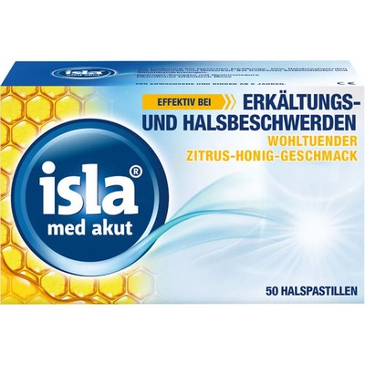 Isla Med Akut Zitrus-honig Pastillen 50St - PZN 14443741