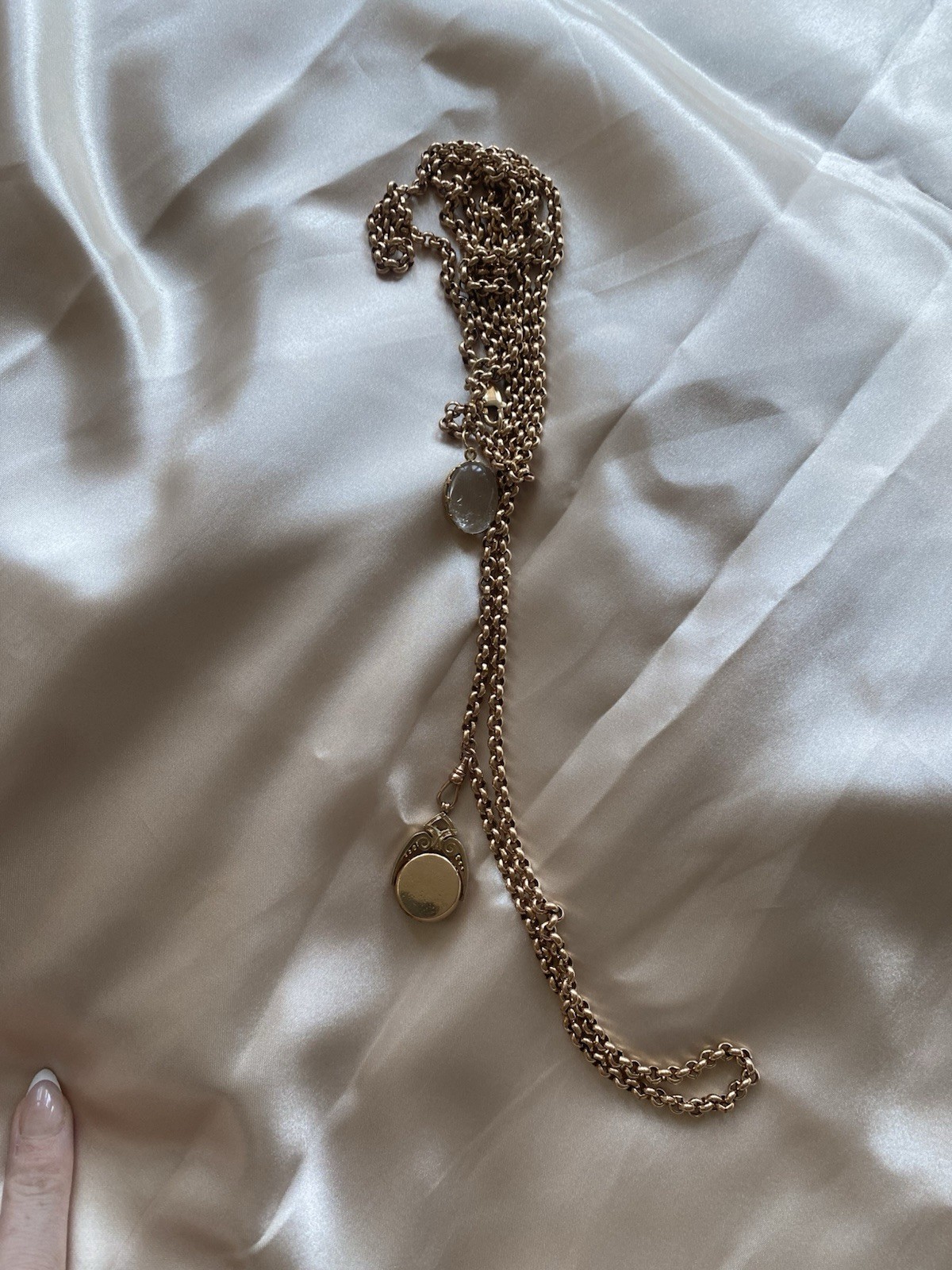 Victorian Rose Gold Belcher Link Muff Chain 9ct Long Guard Chain Rare 119 Grams image 6