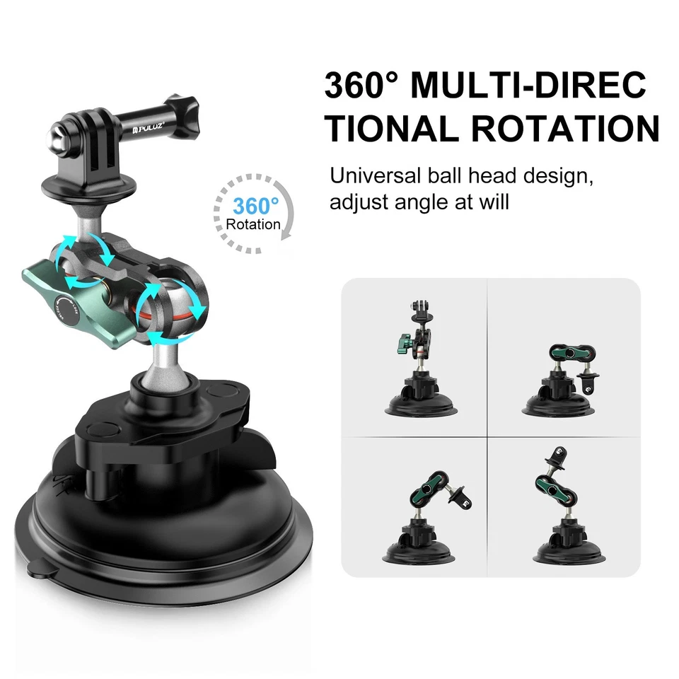 Magic Arm Strong Suction Cup Mount for DJI OSMO Pocket 3/Insta 360 x5/OSMO/DSLR - Image 4 of 4