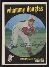 1959 TOPPS WHAMMY DOUGLAS 431 VG BASEBALL CINCINNATI REDLEGS