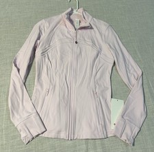 Lululemon Define Jacket Nulu In Pink PNKO Size 8 Full Zipper NEW W Tag
