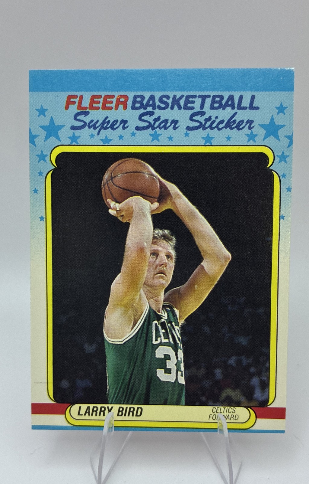 1988-89 Fleer Superstar Sticker - Larry Bird #2