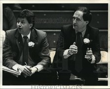 1991 Press Photo Dan Domach, Northstars girls basketball team's first-year-coach