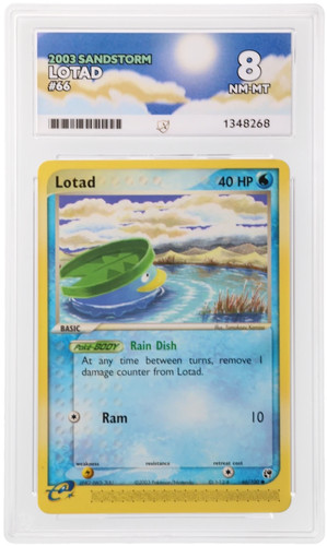 Lotad graded ACE 8 for sale on eBay