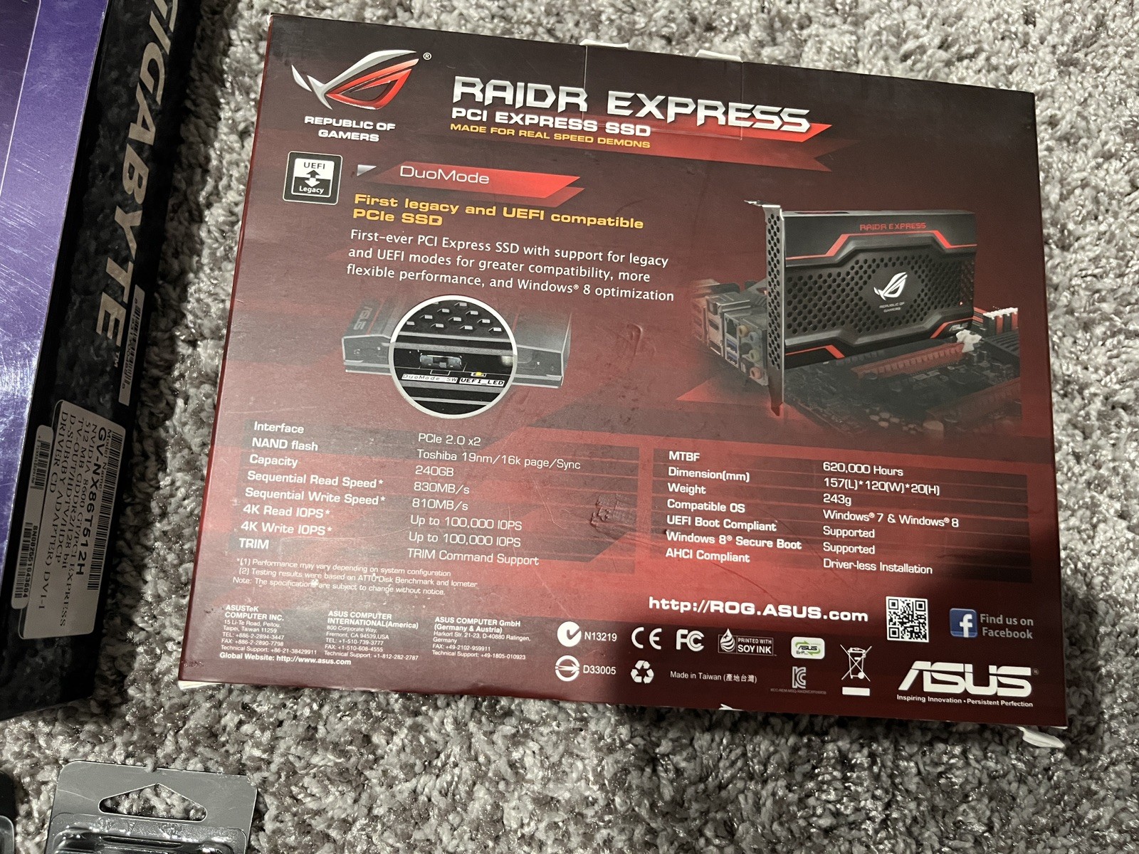 Brand NEW Vintage Lot of Computer Hardware NVIDIA VIPER Kingston Asus Raidr PCIe