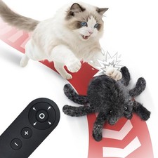 1 PCS Interactive Remote Control Cat Toy Horror Spider Moving 2 Modes Speed