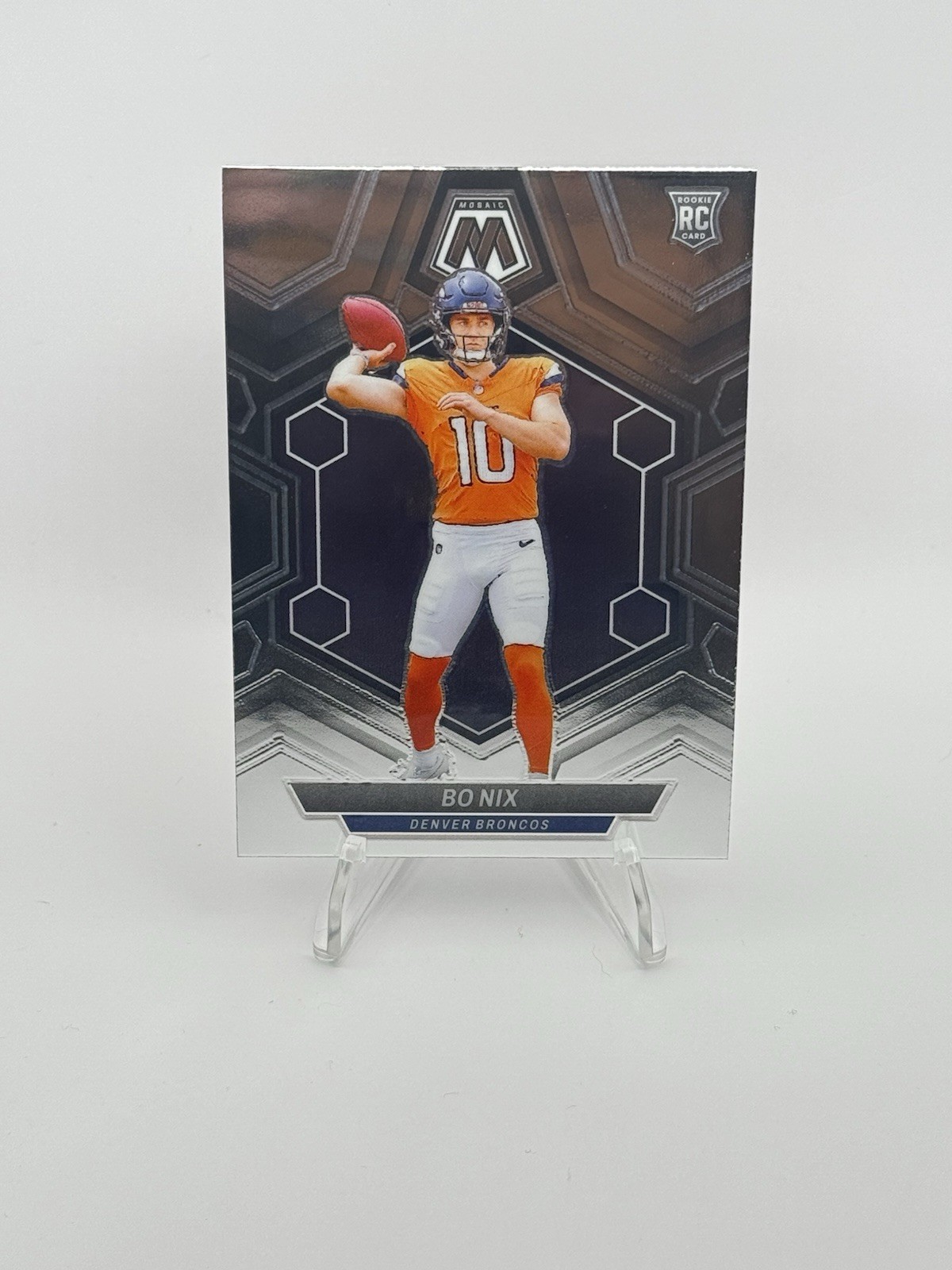 2024 Panini Mosaic - #312 Bo Nix RC Denver Broncos Rookie