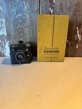 Brownie Flash Six-20 Camera And Brownie Flash holder. Untested