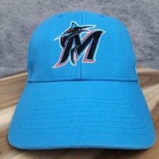 Gorra con correa trasera de los Miami Marlins azul Florida MLB béisbol '47 marca para hombre