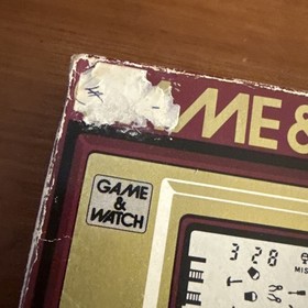 NINTENDO GAME & WATCH  HELMET  GOLD BOXED WITH MANUAL 1981 Working