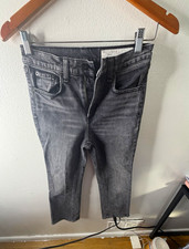 Rag & Bone Women’s Jeans Size 25 Washed Black Slim Straight Made in USA