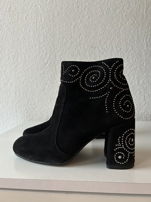 Shirley Mae, Damen Wildleder Stiefeletten, Gr. 37 in Schwarz. Wenig getragen.