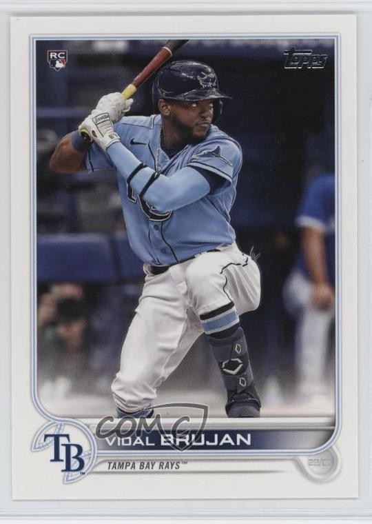 2022 Topps Series 1 Vidal Brujan #25 z6b