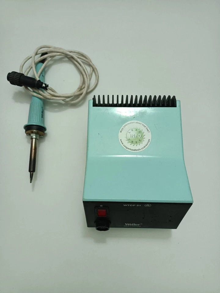 Weller Lötstation WTCP 51 reparaturbedürftig leuchtet aber heizt nicht auf - Bild 3 von 4